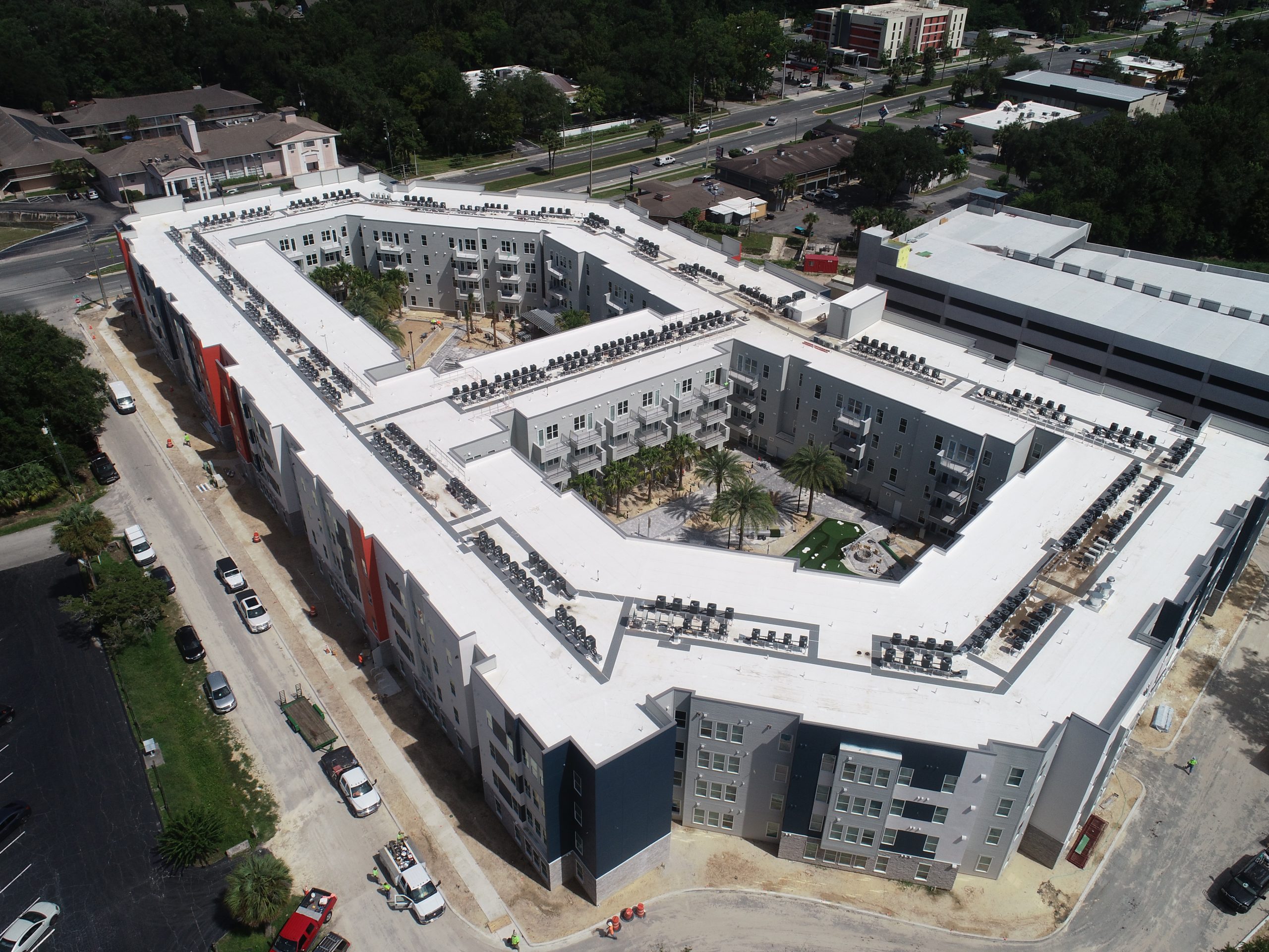 Birds-Eye View of LIV+ Gainesville Apartments